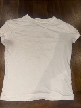 Target White Short Sleeve Crew Tee